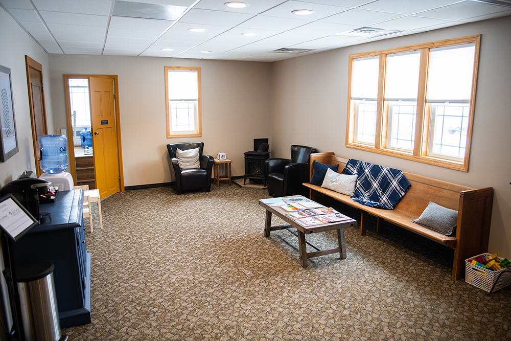 Wellspring Center for Counseling in Sycamore, IL reception / waiting area